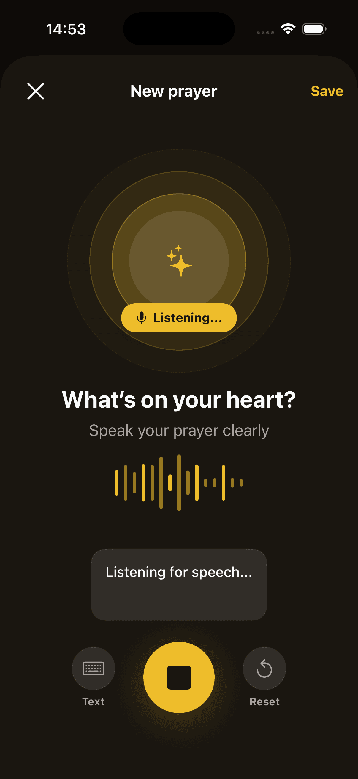 Amen App Audio Recording